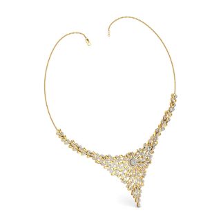 Imara Studded Diamond Necklace For Her